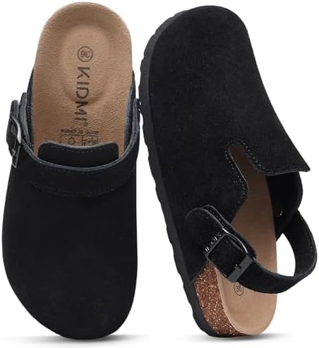 Convertible strap clog in black