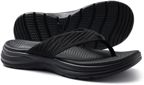 Cushion flip flop in black