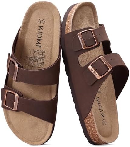 Everyday cork sandal in brown