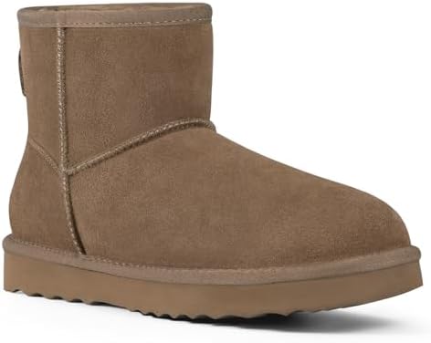 Mini snow boot in mocha