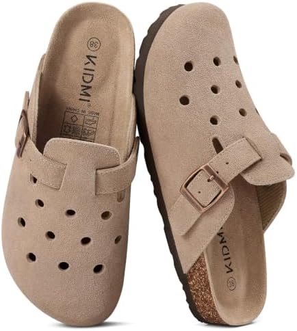 The original suede clog in apricot