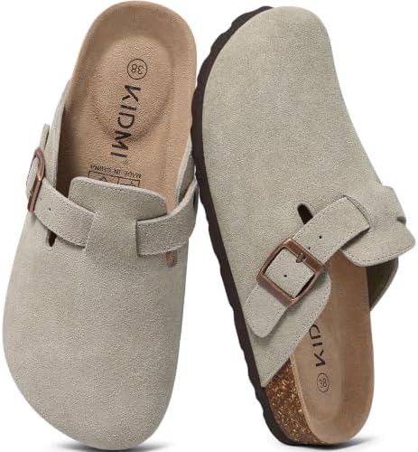 The original suede clog in grey
