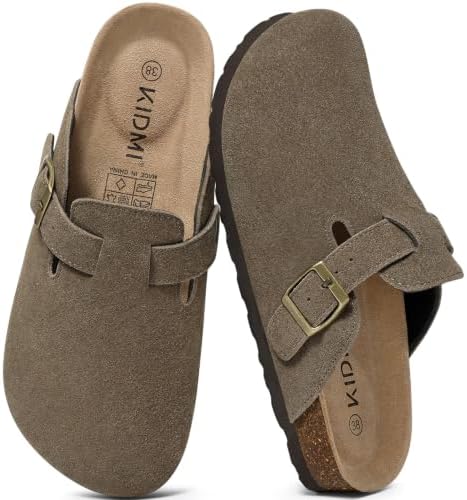 The original suede clog in hickory