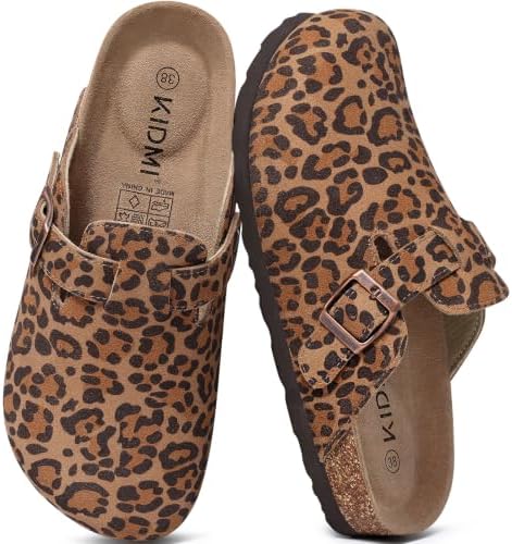 The original suede clog in leopard