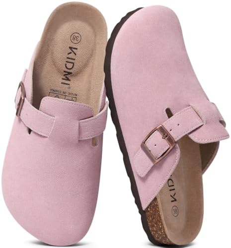 The original suede clog in pink